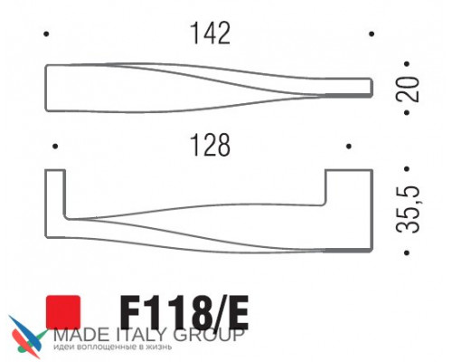 Ручка скоба модерн COLOMBO DESIGN F118E-CR полированный хром 128 мм Ручка скоба модерн COLOMBO DESIGN F118E-CR полированный хром 128 мм