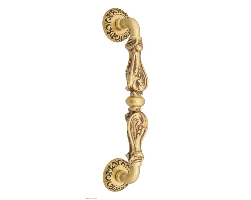 Ручка скоба Venezia FLORENCE 320мм (260мм) D4 французское золото + коричневый Ручка скоба Venezia FLORENCE 320мм (260мм) D4 французское золото + коричневый