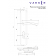 Ручки на планке Vanger HP-85.1823-BLM