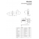 Цилиндровый механизм Avers ZM-90(35C/55)-C-BLM