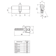 Цилиндровый механизм Apecs N6-80-NI